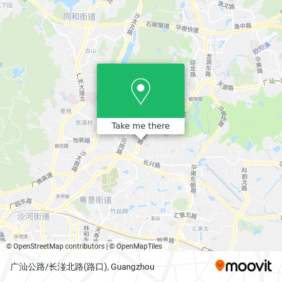 广汕公路/长湴北路(路口) map