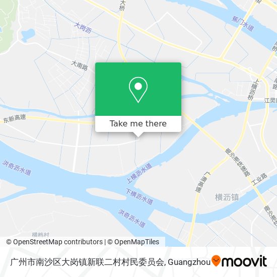 广州市南沙区大岗镇新联二村村民委员会 map