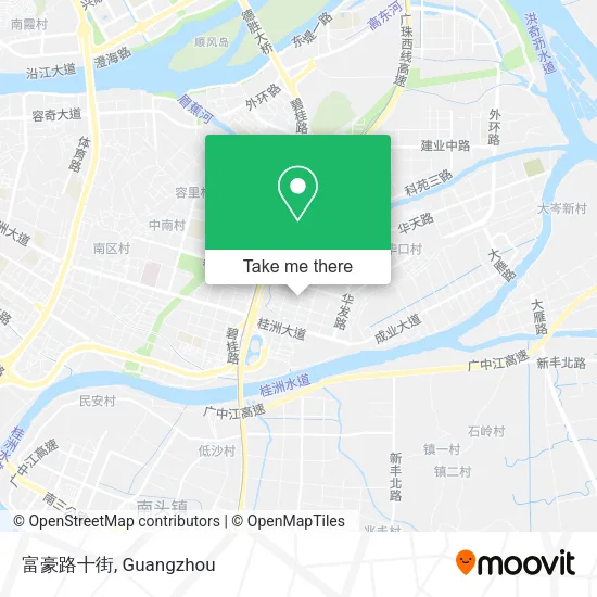 富豪路十街 map