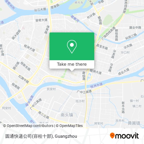 圆通快递公司(容桂十部) map