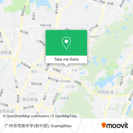 广州市培英中学(初中部) map