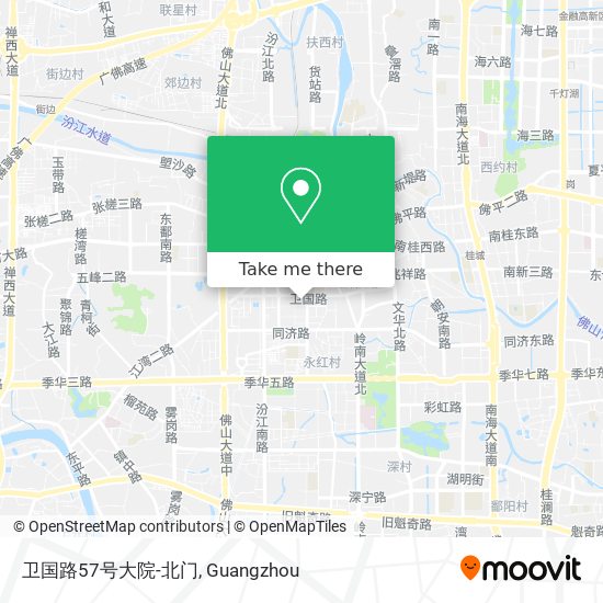 卫国路57号大院-北门 map