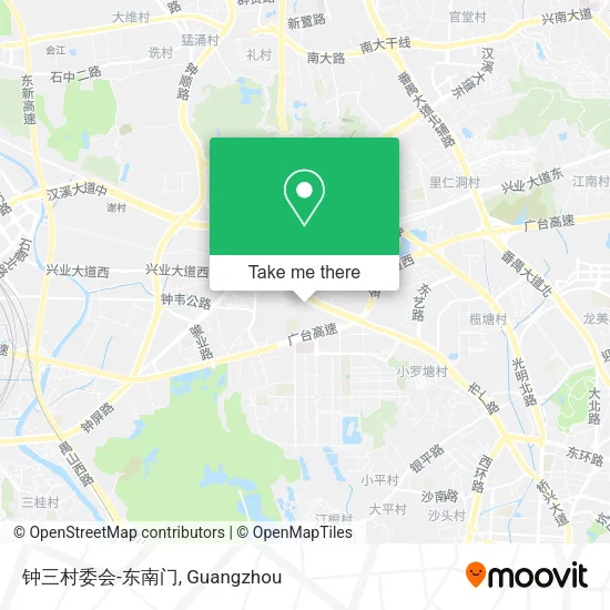 钟三村委会-东南门 map