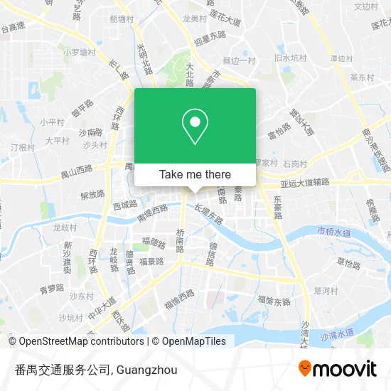 番禺交通服务公司 map