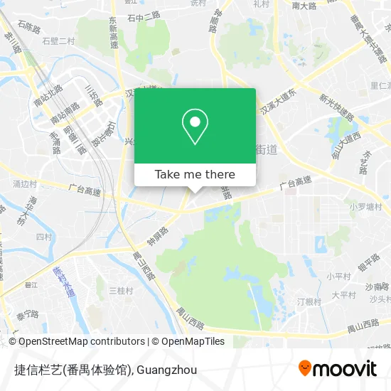 捷信栏艺(番禺体验馆) map