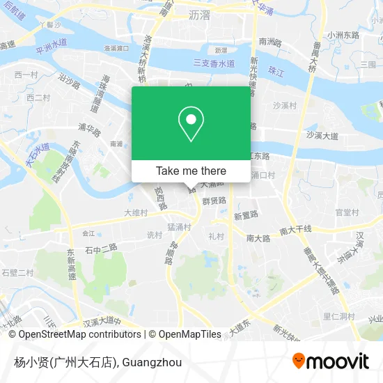 杨小贤(广州大石店) map