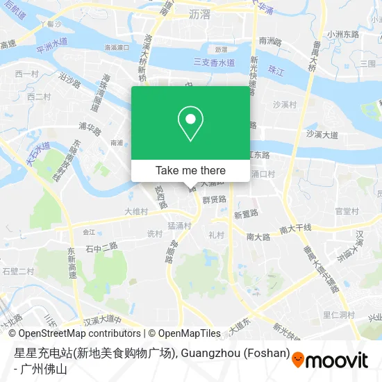 星星充电站(新地美食购物广场) map