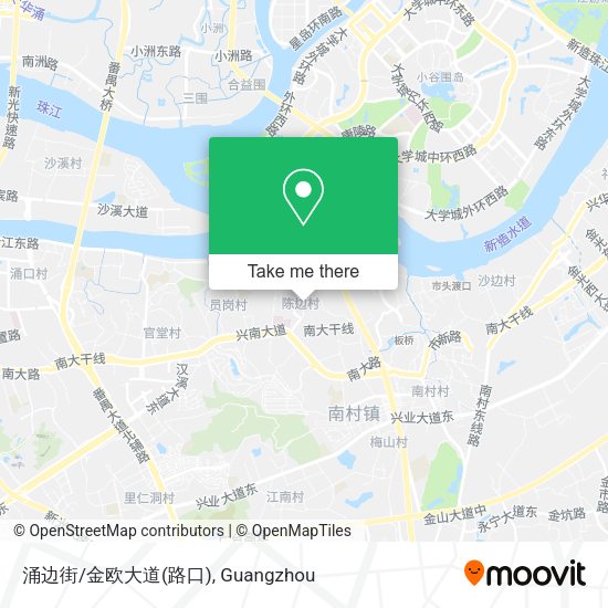 涌边街/金欧大道(路口) map