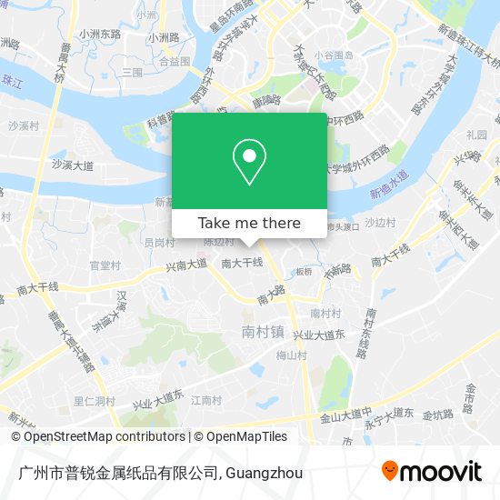 广州市普锐金属纸品有限公司 map