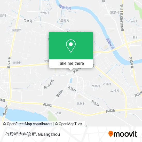 何毅祥内科诊所 map