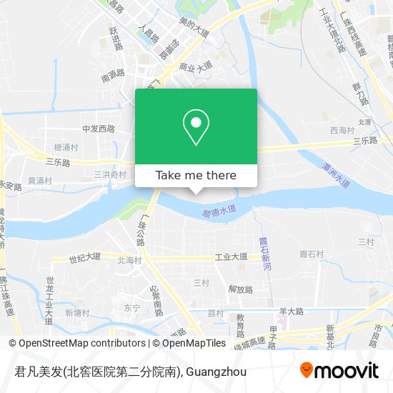 君凡美发(北窖医院第二分院南) map