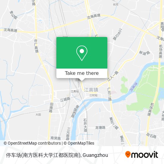 停车场(南方医科大学江都医院南) map