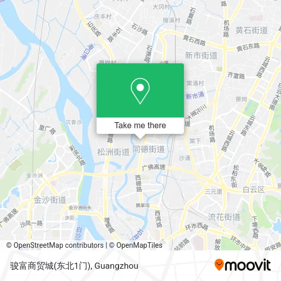 骏富商贸城(东北1门) map