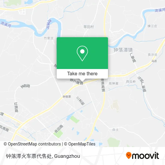 钟落潭火车票代售处 map