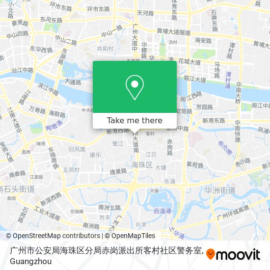 广州市公安局海珠区分局赤岗派出所客村社区警务室 map