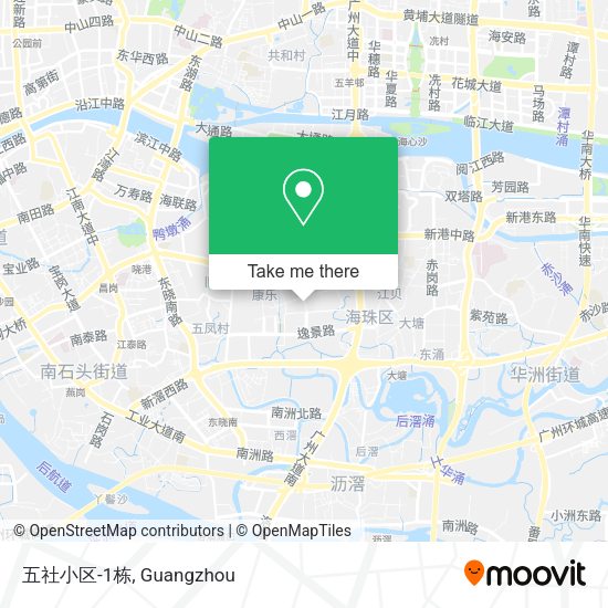 五社小区-1栋 map