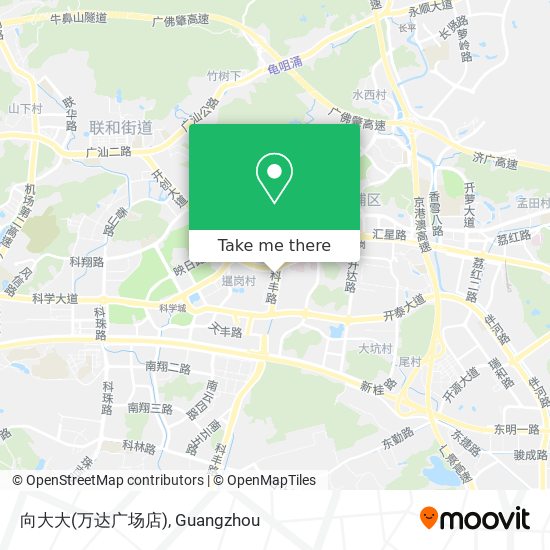 向大大(万达广场店) map