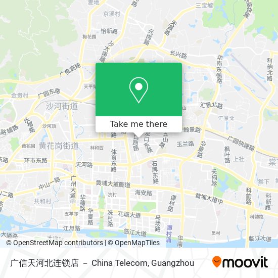广信天河北连锁店 － China Telecom map