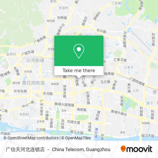 广信天河北连锁店 － China Telecom map