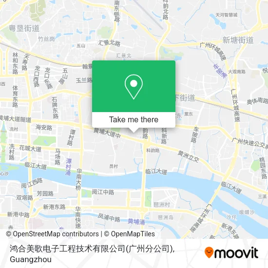 鸿合美歌电子工程技术有限公司(广州分公司) map