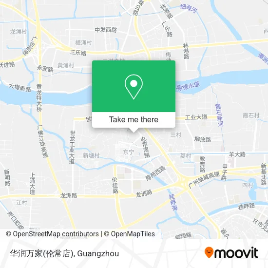 华润万家(伦常店) map