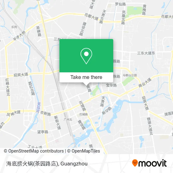 海底捞火锅(茶园路店) map