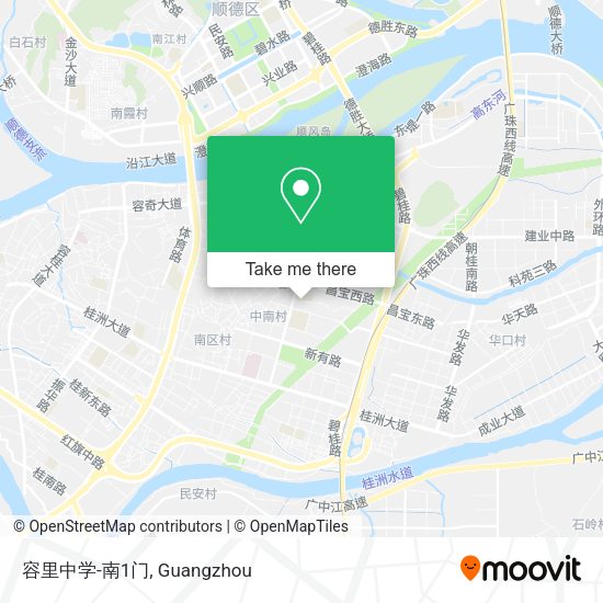 容里中学-南1门 map