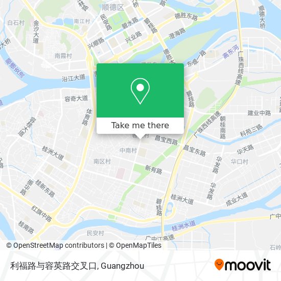 利福路与容英路交叉口 map
