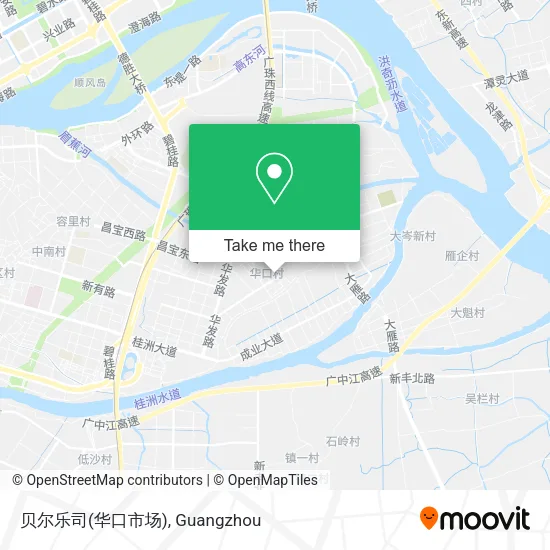 贝尔乐司(华口市场) map