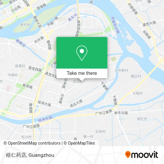 梧仁药店 map