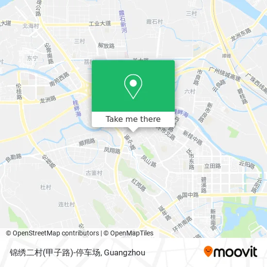 锦绣二村(甲子路)-停车场 map