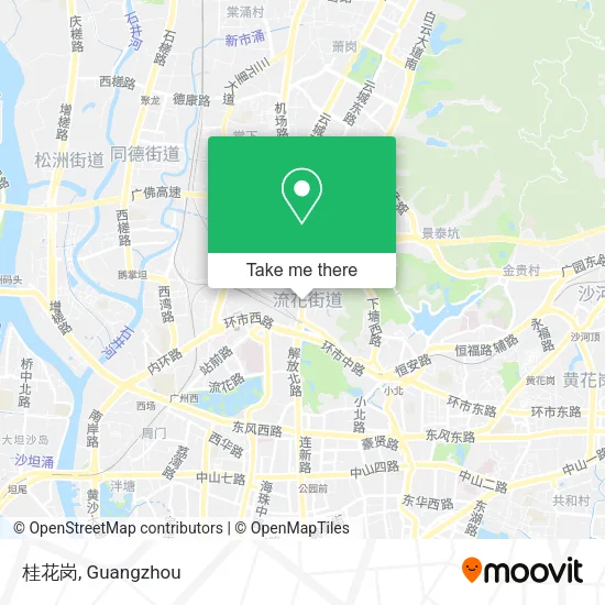 桂花岗 map
