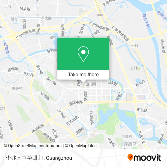 李兆基中学-北门 map