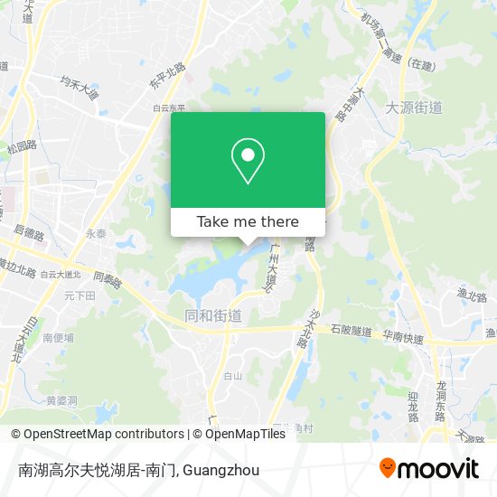 南湖高尔夫悦湖居-南门 map