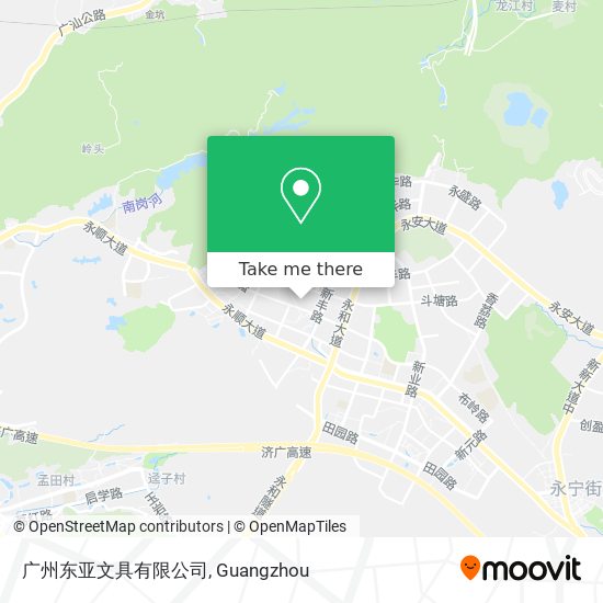 广州东亚文具有限公司 map