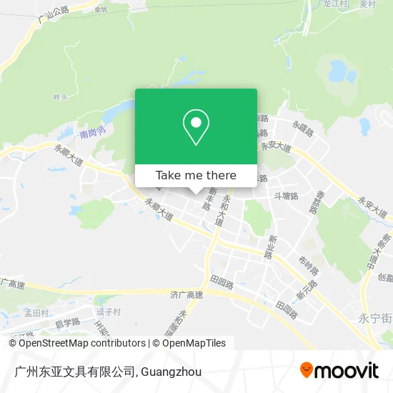 广州东亚文具有限公司 map