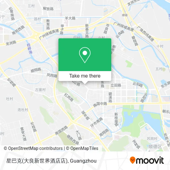 星巴克(大良新世界酒店店) map