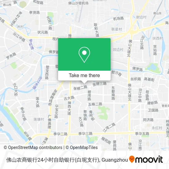 佛山农商银行24小时自助银行(白坭支行) map