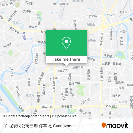 白坭农民公寓三期-停车场 map
