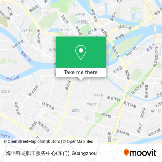 海信科龙职工服务中心(东门) map