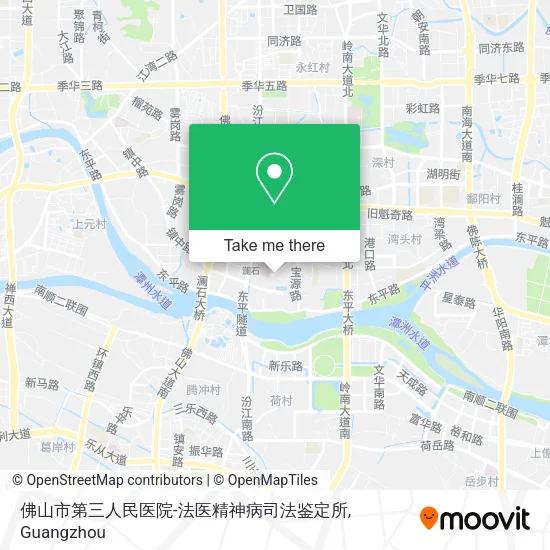 佛山市第三人民医院-法医精神病司法鉴定所 map
