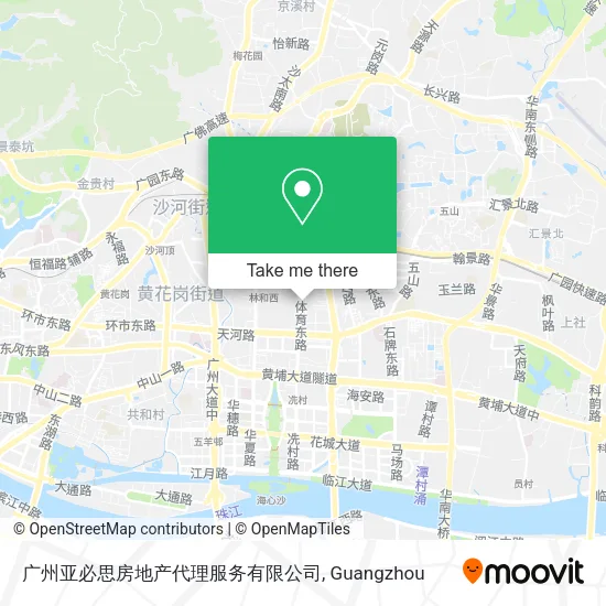 广州亚必思房地产代理服务有限公司 map