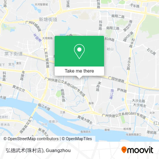 弘德武术(珠村店) map