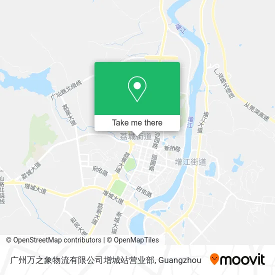 广州万之象物流有限公司增城站营业部 map