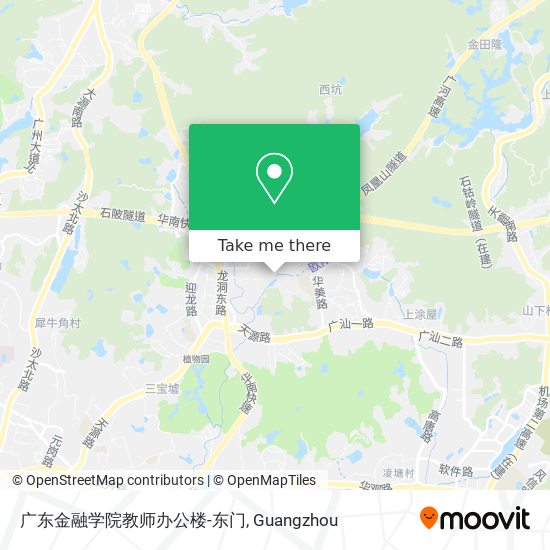 广东金融学院教师办公楼-东门 map