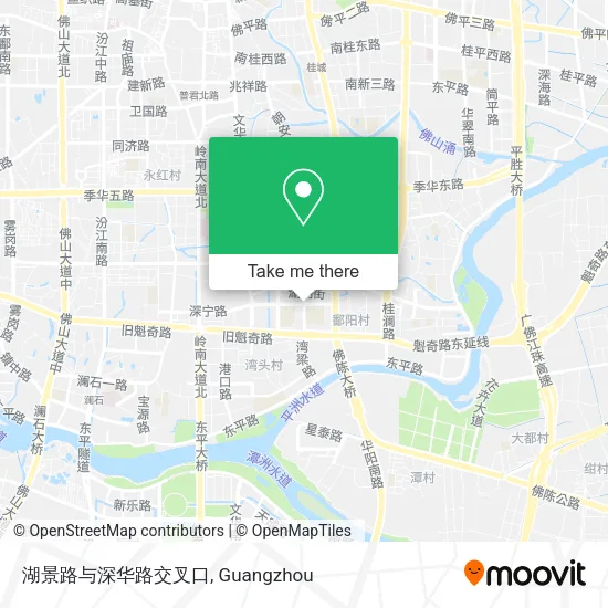 湖景路与深华路交叉口 map