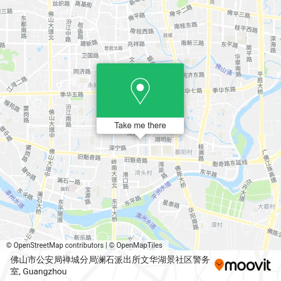 佛山市公安局禅城分局澜石派出所文华湖景社区警务室 map