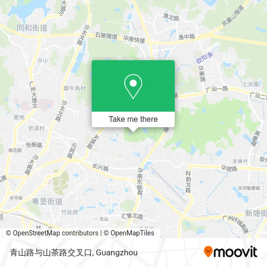 青山路与山茶路交叉口 map