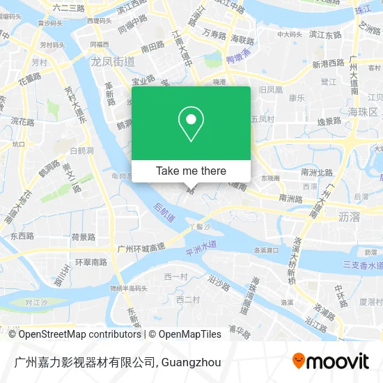 广州嘉力影视器材有限公司 map