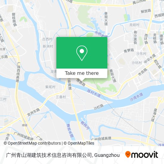 广州青山湖建筑技术信息咨询有限公司 map